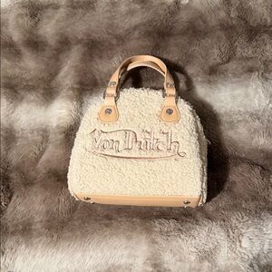 Von Dutch Cream and Tan Women's Bag